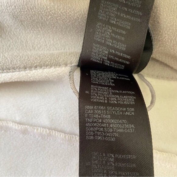 ECRU THE North Face zip up jacket off white mid season coat XS soft liner active - Picture 10 of 14